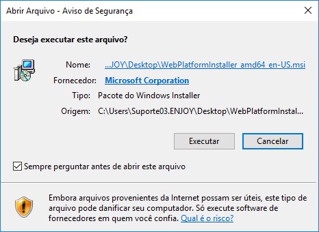 Instalação WPI 5.0