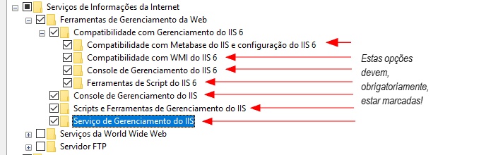 Selecionar opções IIS fig.1